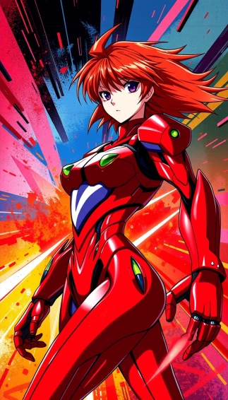 Asuka Langley Soryu Phone Wallpaper