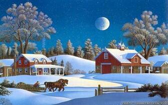 Winter And Christmas Wallpaper