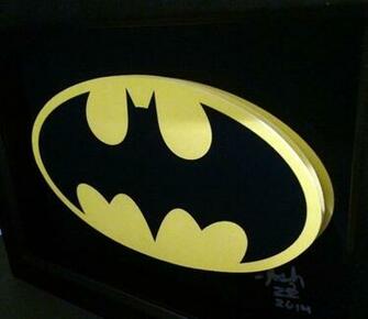 Yellow Batman Logo Black Background Car Pictures