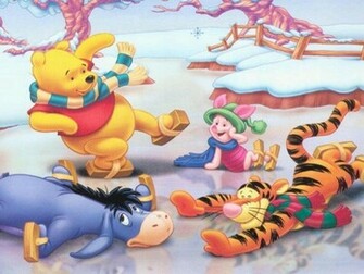 Winnie The Pooh Christmas Wallpaper
