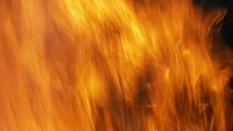 Black And Red Fire HD Wallpaper