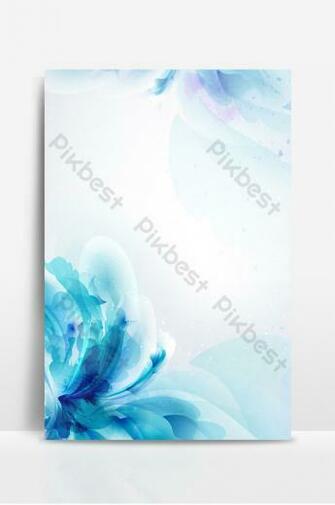 Fantasy Beautiful Gradient Flower Han Lu Solar Background