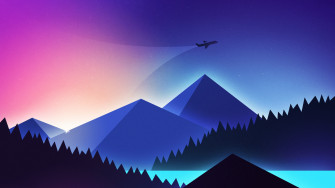 Minimalism Plane Laptop Full HD 1080p 4k Wallpaper