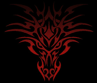 Dark Red Tribal Dragon Wallpaper By Mike1zero