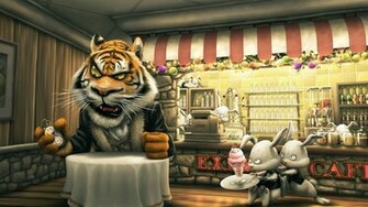 Tiger Funny Cartoon HD Wallpaper Wallpaper55 Best