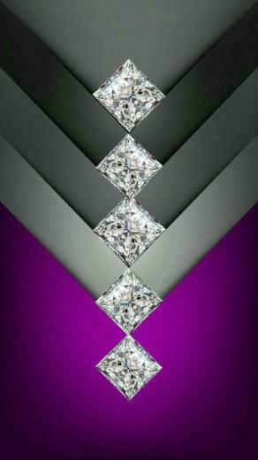 Purple And Grey Chevron With Diamonds Wallpaper Diamond