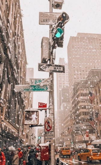 New York City Ny Christmas Phone Wallpaper iPhone