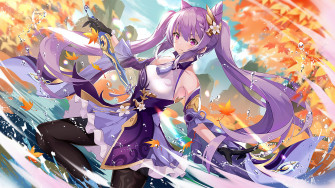 Keqing Genshin Impact Wallpaper 4k