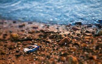 Toy Car Beach Wallpaper