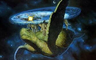 Great A Tuin Terry Pratchett In World Wallpaper Art Sea