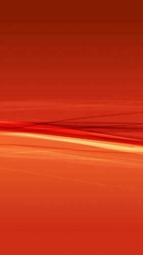 Orange Abstract Curves Wallpaper iPhone