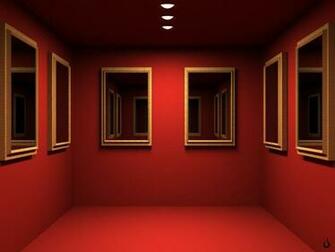 Desktop Wallpaper Gallery 3d Art Room Mirror