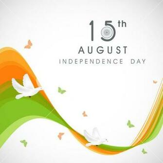 Indian Independence Day 15th August Background Royalty Stock