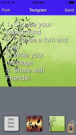 Customize Your Simple Text Messages With Beautiful Background