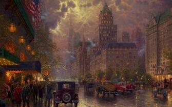 Thomas Kinkade Autumn Wallpaper Phone Ie3 Px