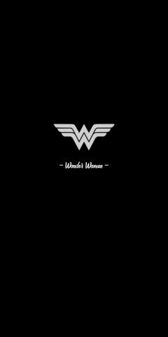Artwork I Made A Minimalist Wonder Woman Wallpaper For Oled