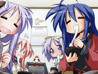 Muryou Anime Wallpaper Lucky Star Okazu Jikan