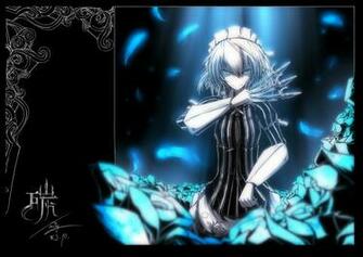 Izayoi Sakuya Maid Tan Carbon Touhou Weapon Wallpaper Background
