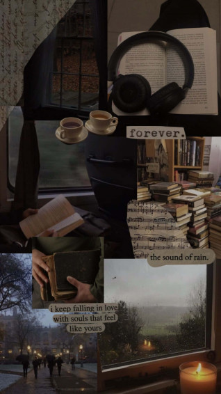 Dark Book Aesthetic Wallpaper