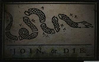 Grunge Join Or Die By Benjamin Franklin 4k HD Desktop
