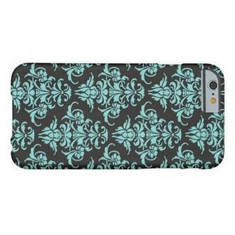 Damask Vintage Chandelier Wallpaper Floral Pattern iPhone Case