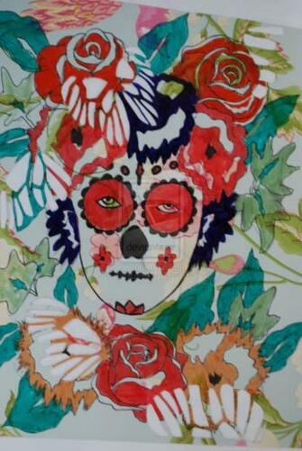 Day Of The Dead Wallpaper By Ellaalovee
