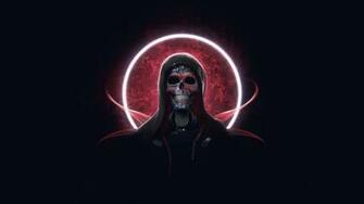 Creepy Cyborg Skull 1440p Resolution Wallpaper HD