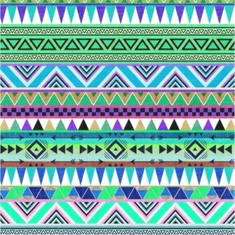 Summery Tribal Pattern Love As A Background Prints