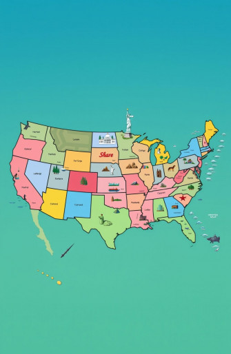 Usa Map HD Wallpaper