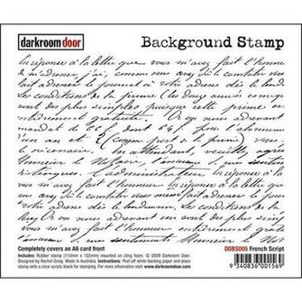 Background Stamp French Script