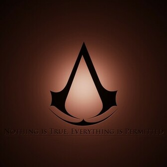 Assassins Creed Brotherhood Logo iPad Wallpaper