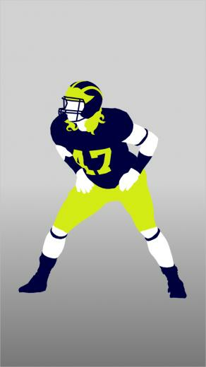 Awesome User Generated Michigan Football iPhone Droid Wallpaper