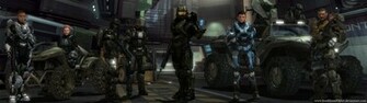 Legends Of Halo Dual Screen Wallpaper