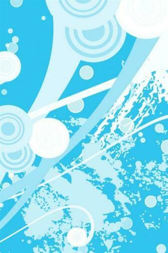 Blue Splash HD Wallpaper For iPhone 4s