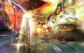 Crash N Burn Wallpaper Stock Photos