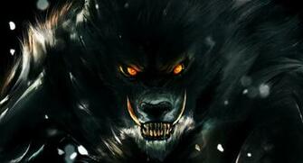 Wallpaper Werewolf Rage Teeth Chipped Wolf Look Eyes