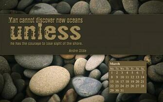 March Calendar Desktop Wallpaper