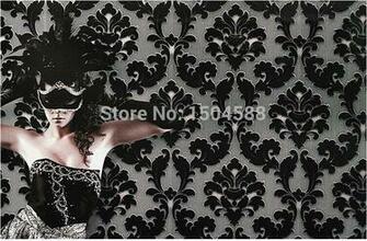 Popular Black Velvet Wallpaper Buy Cheap Lots