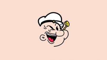 Popeye The Sailor Man Minimalistic Wallpaper No Lo By Komankk On