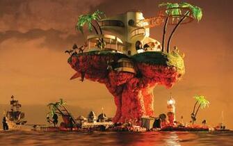 Plastic Beach Gorillaz Wallpaper In