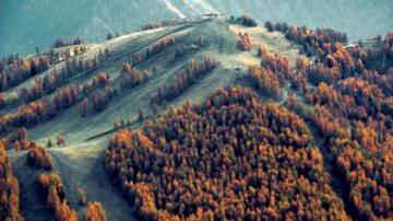 Tilt Shift Mountains Wallpaper
