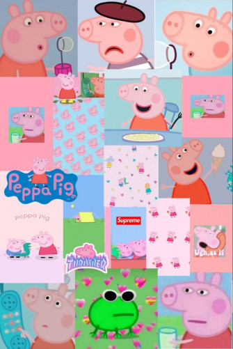Peppa Pig Background Wallpaper