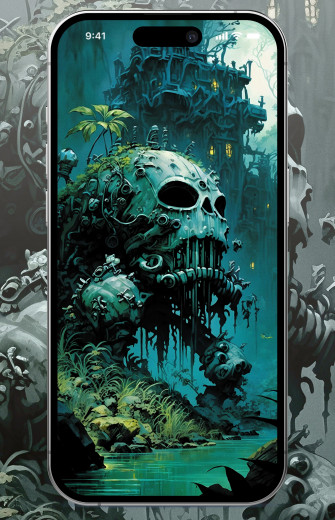 HD Phone Wallpaper Midjourney Ai Illustration