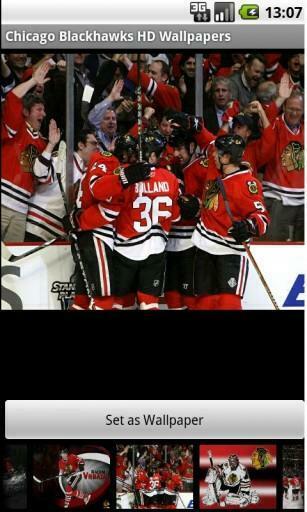 Bigger Chicago Blackhawks HD Wallpape For Android Screenshot