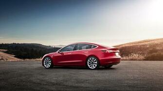 Tesla Model Background HD Wallpaper