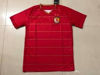 Guangzhou Evergrande Taobao Red Home Football Soccer