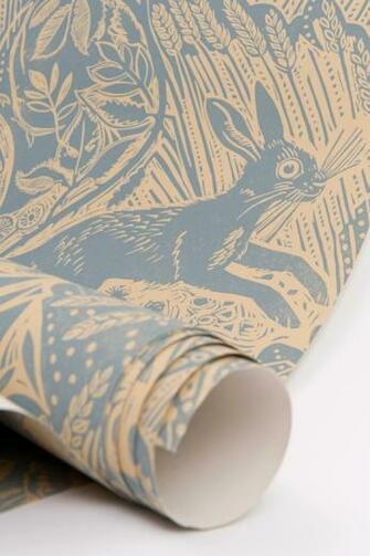 Mark Hearld Harvest Hare Wallpaper Mood Board