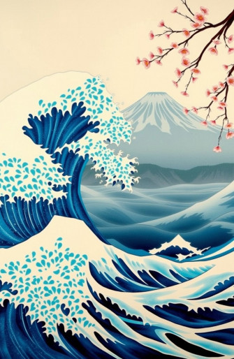 Japanese Wave Wallpaper