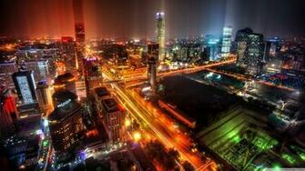 Wallpaper World Downtown Beijing After Rain