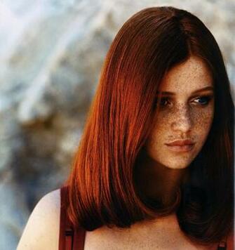 Redheads Freckles Cintia Dicker HD Wallpaper Girls